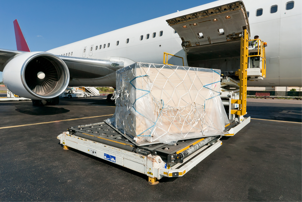 Loading,Platform,Of,Air,Freight,To,The,Aircraft