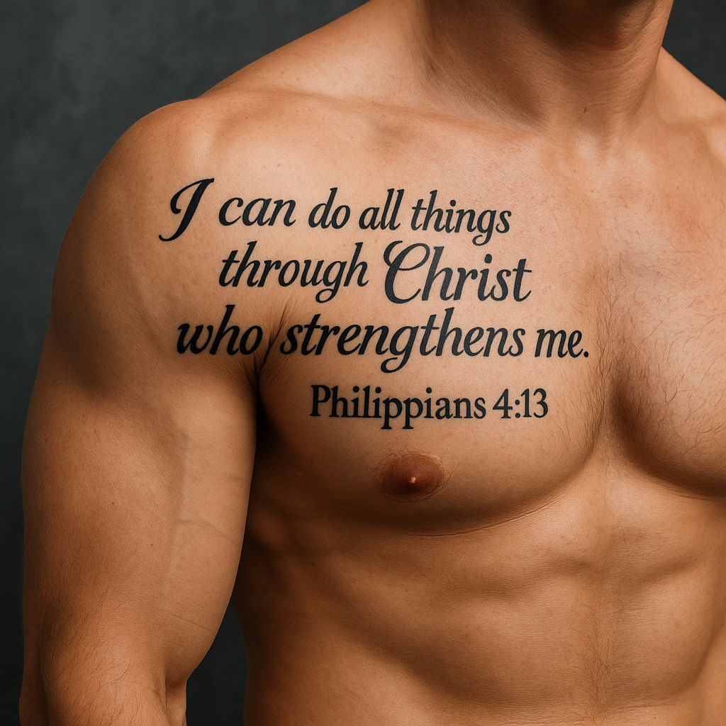 Tattoo Bible Quotes for Men