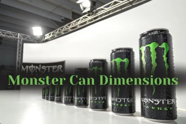 Size of Monster Can in Inches