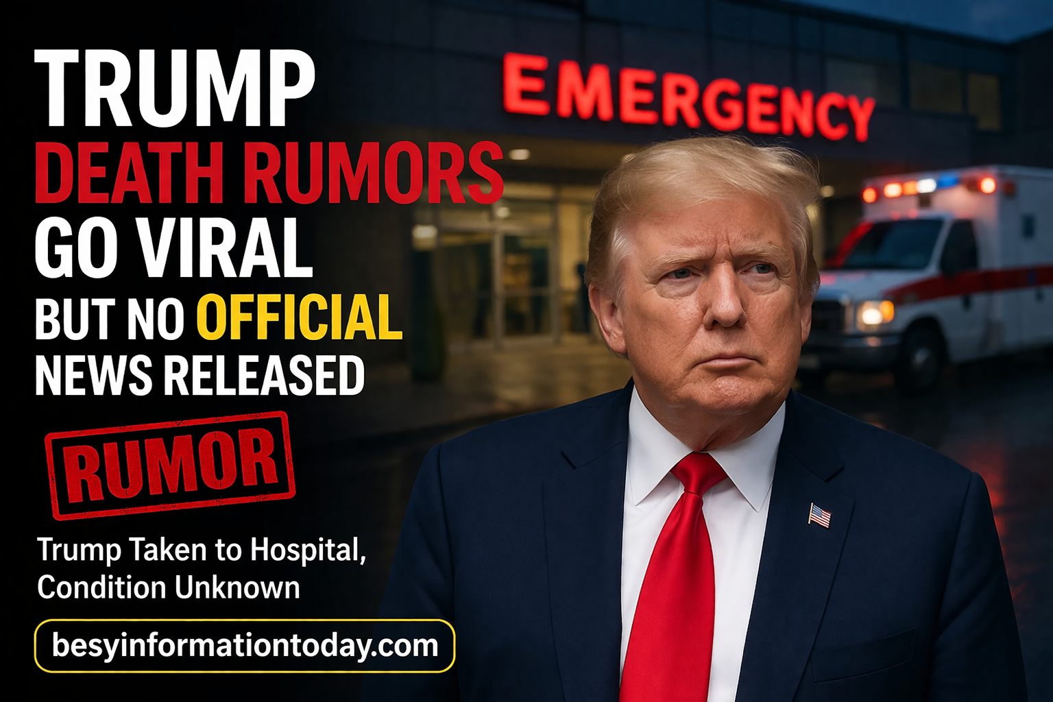 Trump hospitalization rumors
