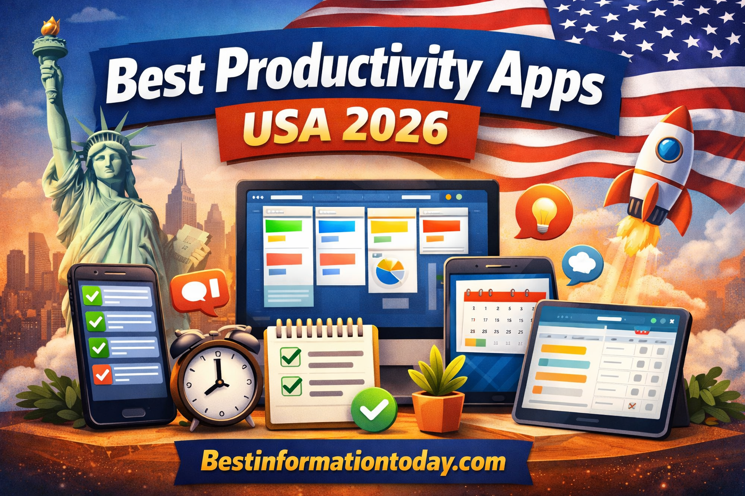 Best Productivity Apps USA 2026