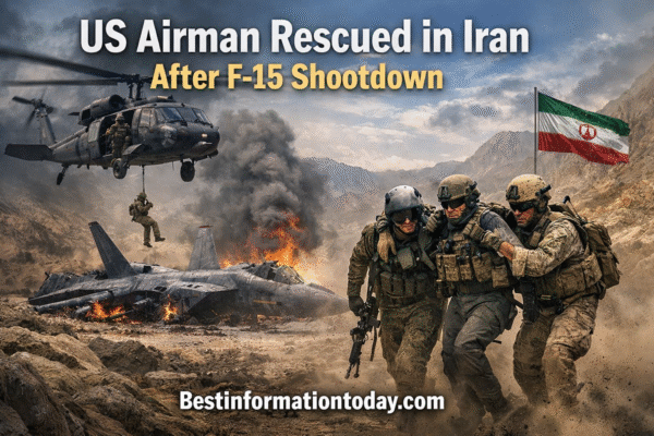 US airman rescue in Iran